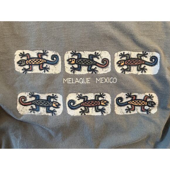 Vintage M Mexico lizard graphic tee - Picture 2 of 4